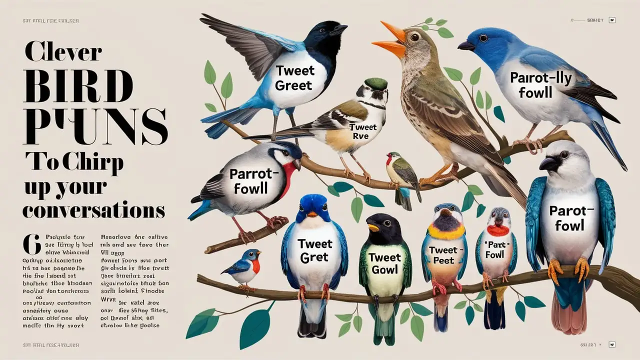 Clever Bird Puns to Chirp Up Your Conversations