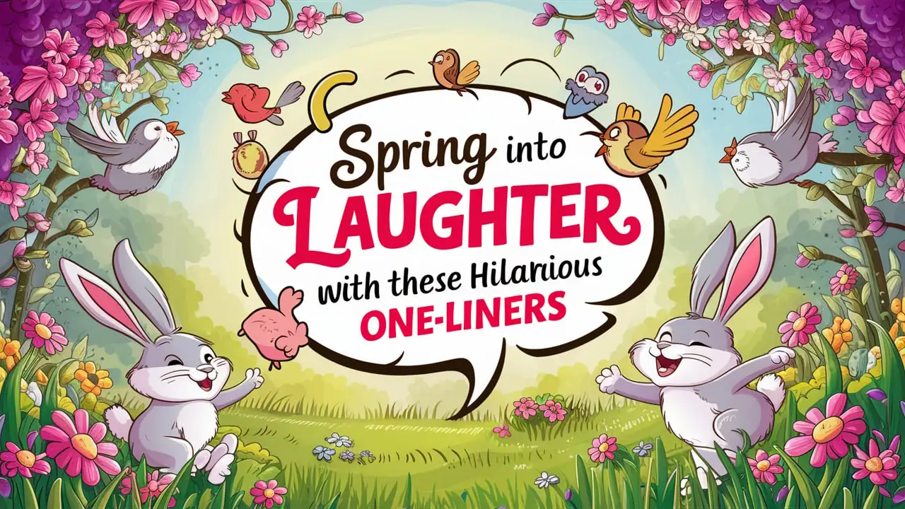 Spring into Laughter with These Hilarious One-Liners