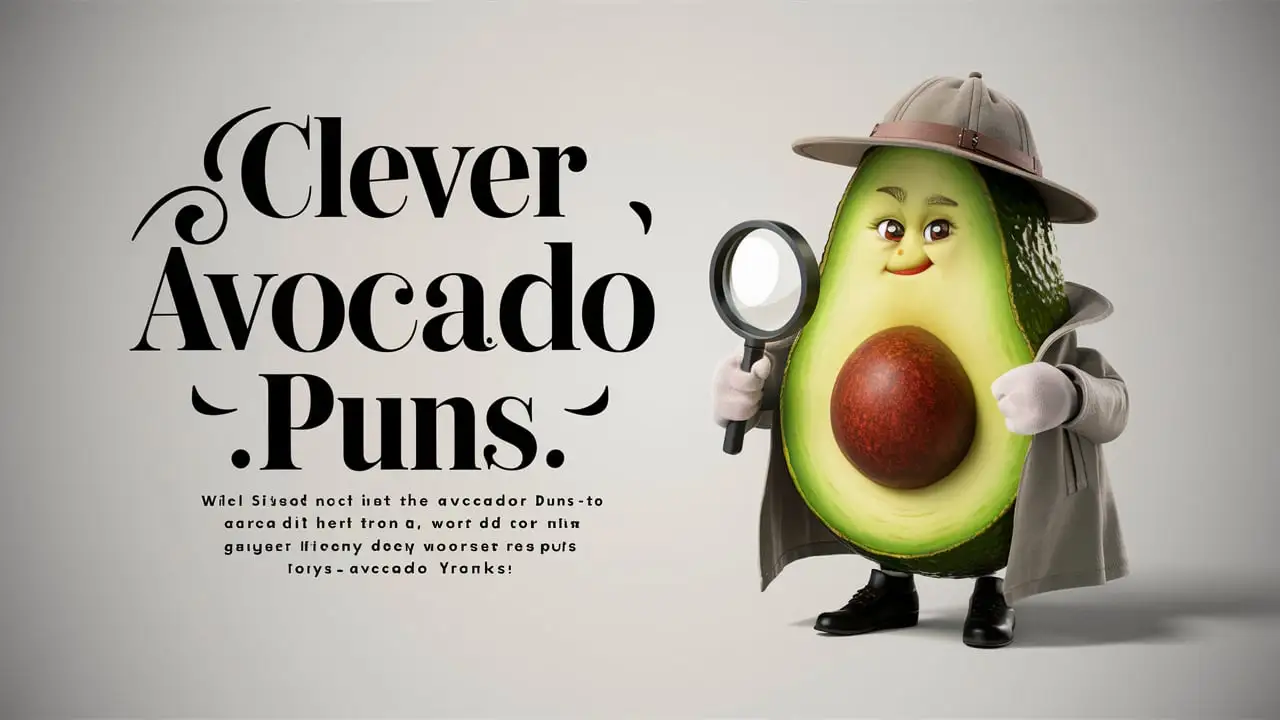 Clever Avocado Puns